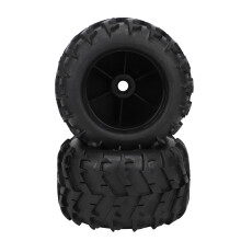 Anvelope premium RC Crawler pentru vehicule 1/8, nailon durabil cu inserții de spumă, set de roți cu design multi-spițe, bandă de rulare din