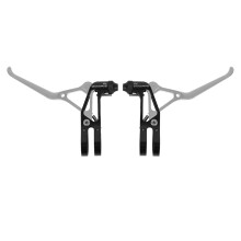 Mountain Bike Brake Levers, High Reliability Oil Slick Finish Cycling Brake Lever for Road and Urban Bikes, CNC Machined Lever Components with
