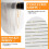 White tulle backdrop 10 ft x 8 ft with lights 7