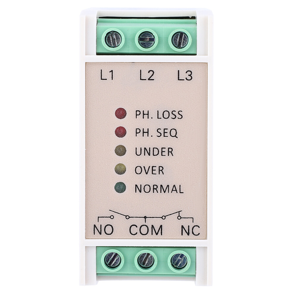 Overvoltage And Undervoltage Protector For Industrial Use, Voltage Monitoring Relay With Phase Sequence Detection Din Rail Mounting, Three Phase 9083649427705