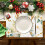 Christmas Placemats Plastic Vintage Washable 1 Piece 5