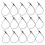 5000Pcs Black Plastic Snap Lock Tag Fasteners Secure Security Loops for Clothing and Accessories 4