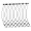 5000Pcs Black Plastic Snap Lock Tag Fasteners Secure Security Loops for Clothing and Accessories 5