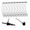 5000Pcs Black Plastic Snap Lock Tag Fasteners Secure Security Loops for Clothing and Accessories 7