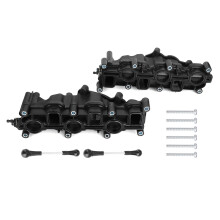Precision-Engineered Intake Manifold Assembly for V6Diesel Applications, Reliable Construction Engine Manifold with Smooth Inner Wall, Gasket