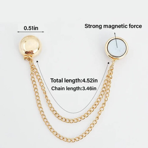 Pinzas para ropa de aleación con cadena larga – 4Metallic 2