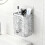 Clear Acrylic Wall Organizer Bins – Stackable, Space-Saving, Compatible with Remote Control Holder, for Bathroom, Kitchen, Pantry, RV, Dorm, Office 4
