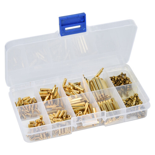 Κιτ βιδών εξαγωνικής απόληξης M2Brass με παξιμάδια Υλικό υψηλής ποιότητας Ευρεία 1