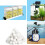 Filter Balls, Filter 200 G Filter for Pool Sand Filter Swimming Pool Filter, Strainers 4