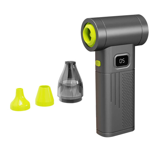 1 Pc Handheld Turbo Fan - High-Speed Brushless, Outdoor Camping Dust Blowing Accessory 1