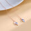 Solid 925 Sterling Silver Leaf Chain Dangle Earrings for Women Teens Leaf Dangle Drop Earrings Threader Tassel 5