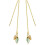 Solid 925 Sterling Silver Leaf Chain Dangle Earrings for Women Teens Leaf Dangle Drop Earrings Threader Tassel 8