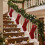DAMAI 18" Knitted Monogram Christmas Stocking, Personalized with Initials – Compatible with Standard Fireplace Hooks 4