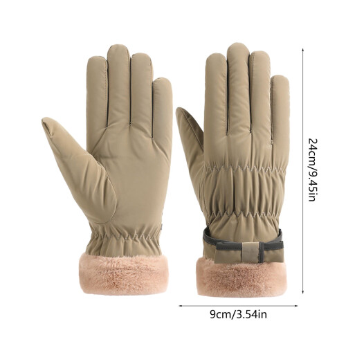 Women's Touchscreen Warm Gloves Fleece-Lined Windproof 1