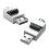 Conector USB 2.0 com terminais de parafuso, bloco adaptador sem solda, conector conversor de terminais macho para reparo USB 2.0 5