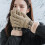 Women's Touchscreen Warm Gloves Fleece-Lined Windproof 5