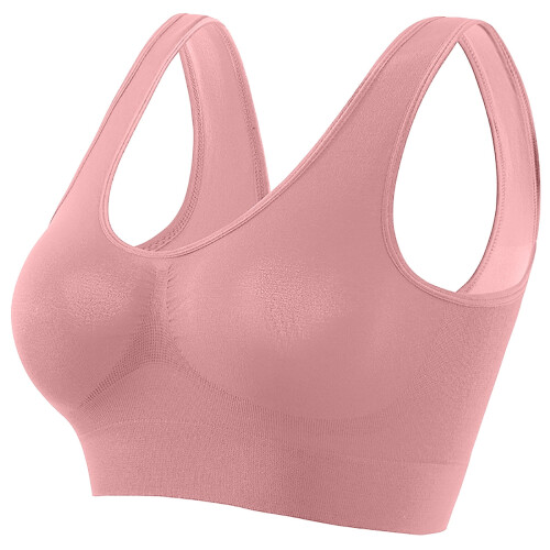Women's Wireless 3 Pack Bralettes Full Coverage SeamlessComfort Bras Ultra-thin Breathable Pull Up Bra 2