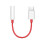 Type C til 3,5 mm lyd-/aux-hovedtelefonstikkabeladapter til kompatibel med OnePlus 4