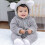 Baby-Winteroverall mit Kapuze, grau, 6-9 Monate 2