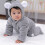 Baby-Winteroverall mit Kapuze, grau, 6-9 Monate 7
