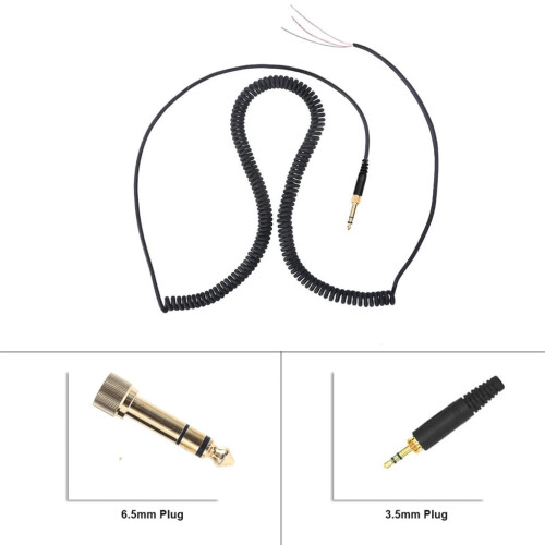 Replacement Spring Cable Cord Wire Plug for -Beyerdynamic DT 770 770Pro 990 990Pro Headphone Accessories 2