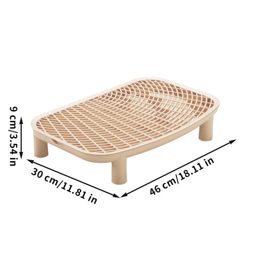 Double-Layer Litter Box Ramp with Pedal Step & Storage – Compatible with [Brand] Litter Boxes 1