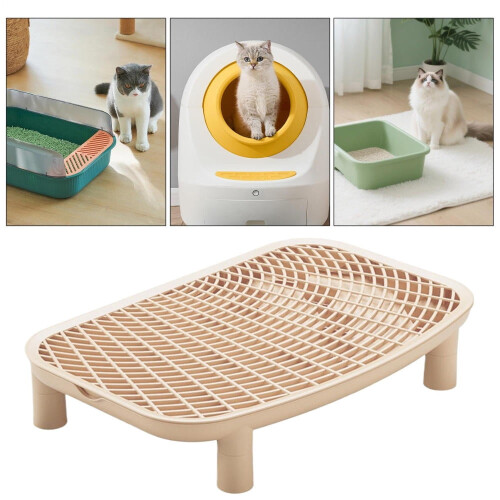 Double-Layer Litter Box Ramp with Pedal Step & Storage – Compatible with [Brand] Litter Boxes 2