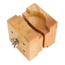 Verstellbare Klemmen für Uhrengehäusehalterung zur Uhrenreparatur, robustes Holzdesign, kratzfestes Material, hochwertiges Holz