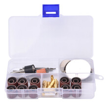 Silicone Rubber Polishing Wheel Set High Performance Rotary Tool Accessory Kit With Sanding Drums And Multi Grit Bands Precision Concentricity