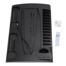 LED Indicators For PS5Controller Charging Station, New Cooling Station With Dual High-Speed PS5Controller Charger And Overcharging Protection,