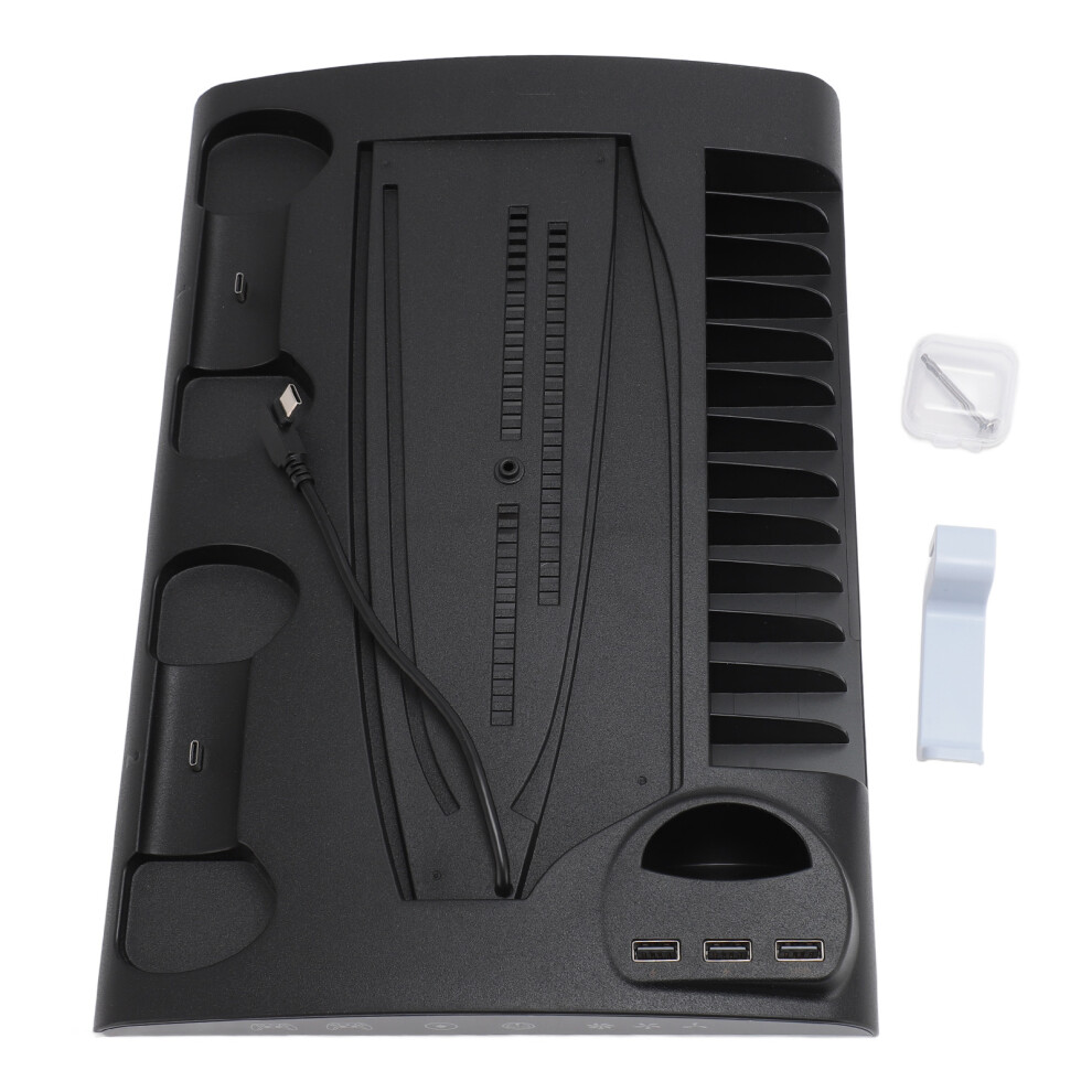 Overheating Protection For Ps5cooling Station, New Controller Charging Station With3level Cooling Fan And Short Circuit Protection, Rgb Ambient 9489952722092