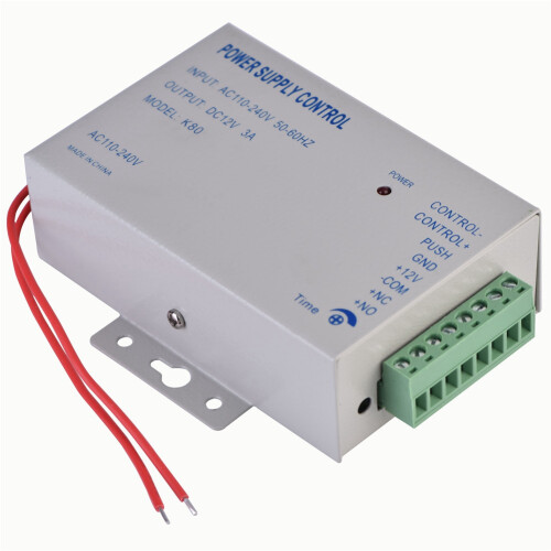 Συμβατό με τροφοδοτικό EM Lock, AC110-240V έως DC12V3A30W για έλεγχο πρόσβασης σε πόρτες,