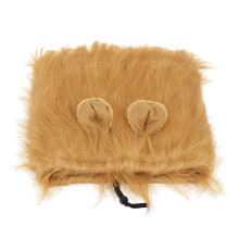 Easy to Clean Realistic Lion Mane for Dogs Pet Friendly Design Funny Dog Costume Durable Polyester Fiber Great for Halloween and Parties