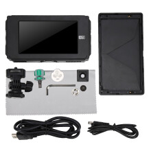 Touchscreen Video Monitor for Professional Filmmaking, Peaking Focus and Histogram Integration for Accurate Exposure, 4K HDMI Input Output