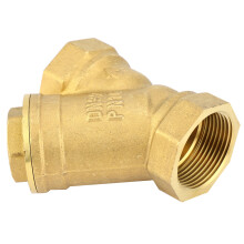 Filtro resistente per impianti idraulici, filtro a Y in ottone con proprietà anti-umidità, tenuta affidabile e di alta precisione per l'acqua.