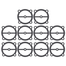 Luftkompressordichtung mit 5-Loch-Konfiguration für 65-mm-Zylinder, Dichtungsplatte aus Asbestpapier, lange Lebensdauer und Duktilität, geeignet