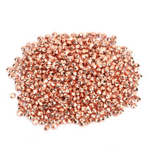 Perles pointues en cristal acrylique pour loisirs créatifs, perles traitées ou revêtues, diamètre 4,5 mm, perles d'espacement rondes à
