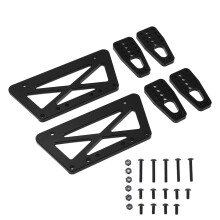 RC-Chassis-Verbesserung für 1/10-Crawler, hervorragende Schutzverstärkung, hochfeste Legierungsrahmenstütze für überlegene Haltbarkeit