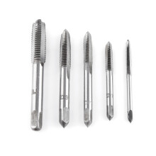 Straight Flute Taps for Precision Threading, Bearing Steel Tap Set with Metric Thread Accuracy Thread Repair Functionality, Steel Tap Set for