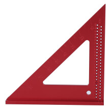 Outil de marquage à 45/90 degrés pour menuisiers, règle triangulaire en aluminium avec fonction de traçage de trous, jauge de traçage de trous