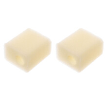 4Pcs Fish Tank Filter Sponge Pads Beige Elastic Compression Aquarium