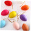 48Pcs Plastic Easter Eggs with Hanging Rope for Easter Party Favors 8