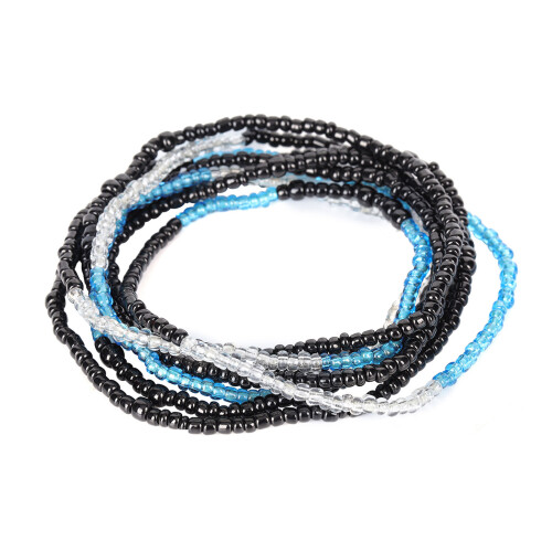 2Stk Dekorative Waist Chain Glasperlen Für Kleidung 1