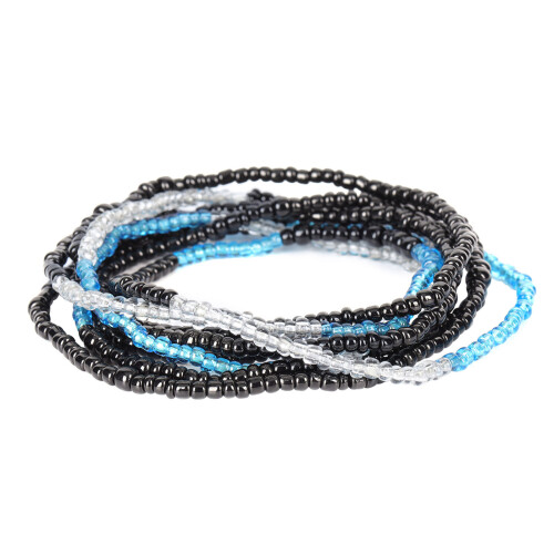 2Stk Dekorative Waist Chain Glasperlen Für Kleidung 2