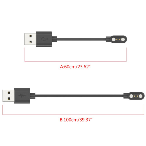 Cabo de carregamento para smartwatches com base de carregamento rápida e prática. 2