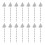 25Pcs Assorted Color Christmas Tree Paper Straws for Festive Drinking 9
