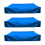 3Pcs Blue Garden Cover Foldable Durable Sandbox Shade 8