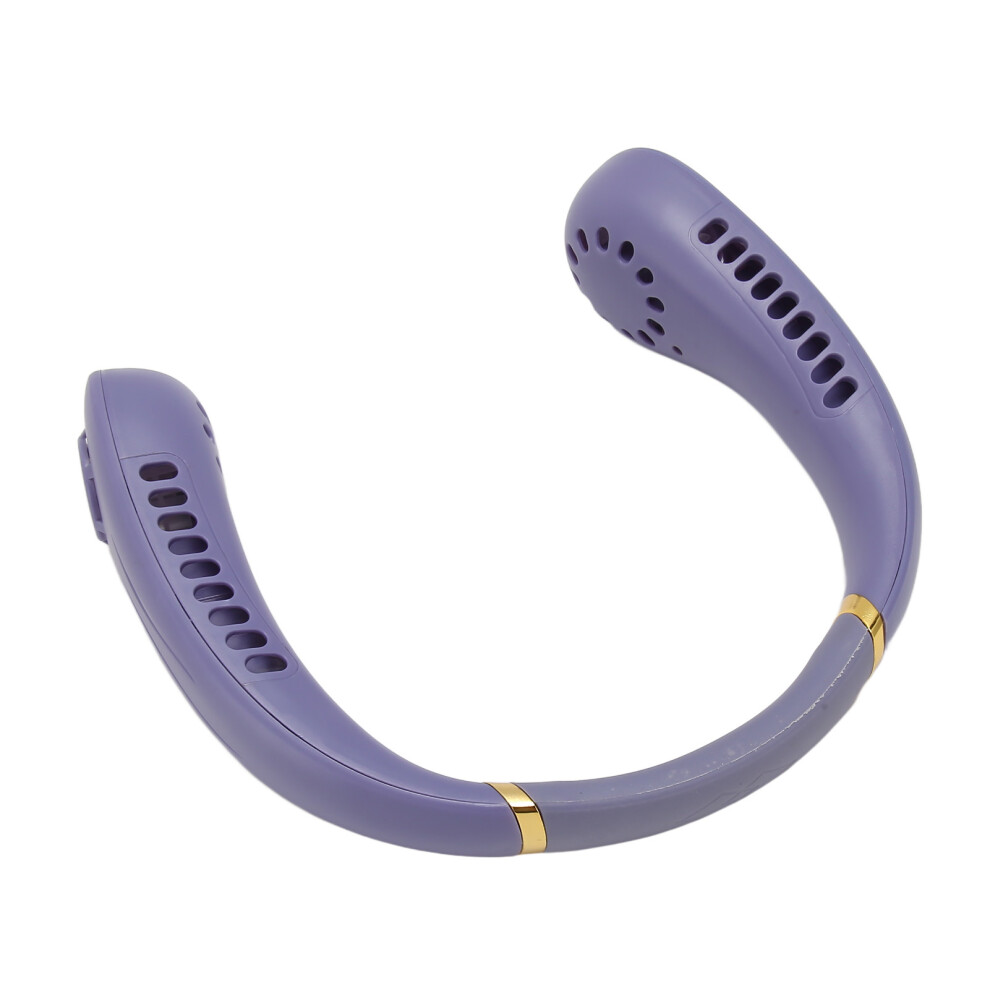 Silicone Neck Fan, Portable Bladeless Wearable Cooler, 1800mAh, 8H