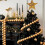 Étoile de Noël LED dorée pour sapin, 20 x 25 cm 5