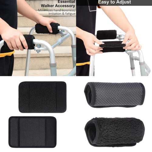 Universals Walker Hand Grip Pad Covers Αντιολισθητικά Μαξιλάρια Walker από Αφρώδες Υλικό για 1